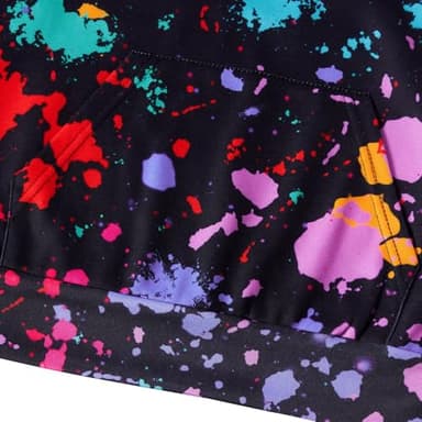 uideazone Hoodies for Teen Boys 3D Print Inkjet Graphic Sweatshirts Novelty Colorful Hooded Sweatshirt Lightweight Fleece Casual Long Sleeve Jacket with Pocket - Image 5