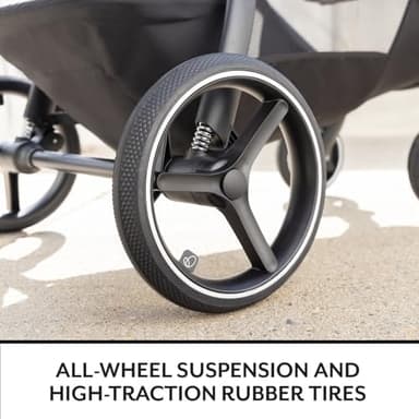 Evenflo Shyft Intuiti+ Travel System Featuring Revolve180 LiteMax™ NXT Rotating Rear-Facing Lightweight Preemie and Infant Car Seat with SensorySoothe 3-30 lbs. (Dubhan Black) - Image 7