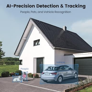 AOSU Floodlight Camera Wired, 3K UHD Security Camera Outdoor, 360° Coverage Surveillance, 24/7 Recording, Motion Detection, 2600-Lumen Motion-Activated Floodlight, Color Night Vision - Image 6