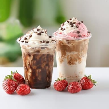 TashiBox 100 Count - 16 Ounce Plastic Cups, Ice Coffee Cups To Go - Crystal Clear PET Party Cups - Image 3