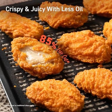 COSORI 11-in-1 Air Fryer Oven , 13Qt Small Footprint Airfryer combo with Rotisserie, Toast, Bake, Roast, Reheat Functions and more, Recipe Book & 6 Accessories Included, Perfect for Small Contertop - Image 6