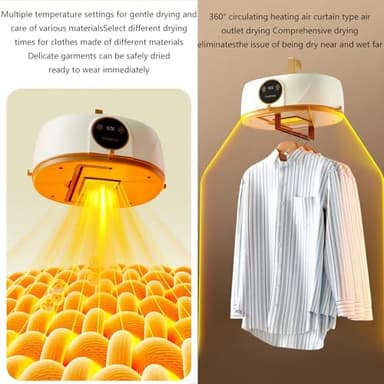 Upgraded Automatic Ironing Machine & Portable Clothes Dryer, Wireless Vertical Steam Closet for Home Use, Travel, Apartments – Fast Drying, Hands-Free Garment Steamer and Folding System - Image 6