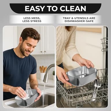 FORABEST Heated Lunch Box, 80W Electric Lunch Box for Adults, Portable Food Warmer with 1.5L Stainless Steel Container, Utensils, Carry Bag & Leakproof Lid, 12V/24V Car/Truck & 110/120V Home/Office - Image 8