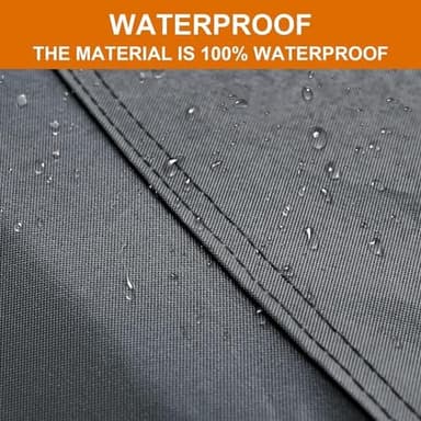 Kayme Car Cover Waterproof All Weather for Large Sedan,Outdoor Cover Fit for Ford Crown Victoria, Cadillac DTS, Grand Marquis, Lincoln Continental Town Car, Chevy Impala Caprice (209 to 218 inch - Image 3