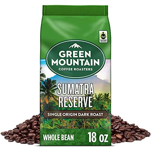 Green Mountain Coffee Roasters Sumatra Reserve, Whole Bean Coffee, Bagged 18 oz - Image 1