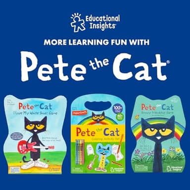 Educational Insights Hot Dots Pete The Cat Kindergarten Reading & Math Workbook - Kindergarten Workbooks with Interactive Pen, Homeschool Learning Books, Build Early Reading & Math Skills, Ages 5+ - Image 6