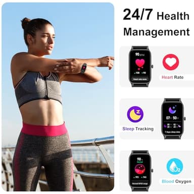 Smart Watch (Answer/Make Call), 2025 New Fitness Tracker for Men Women 1.57” HD Fitness Watch, Heart Rate/Sleep Monitor/Pedometer/Calories, 113+ Sports IP68 Waterproof Activity Tracker for Android iOS - Image 5