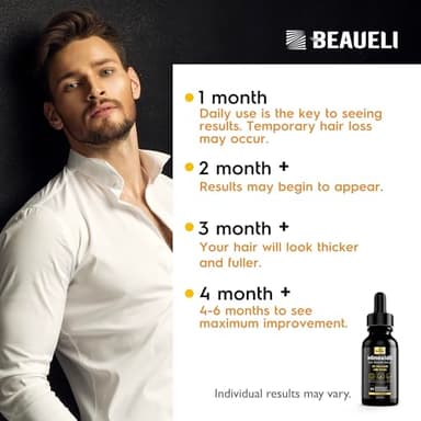 5% Minoxidil Hair Growth for Men and Women: Extra Strength Minoxidil Regrowth Treatment Serum for Thinning Hair Loss to Grow Thicker Fuller Faster 30ml 3Bottles - Image 7