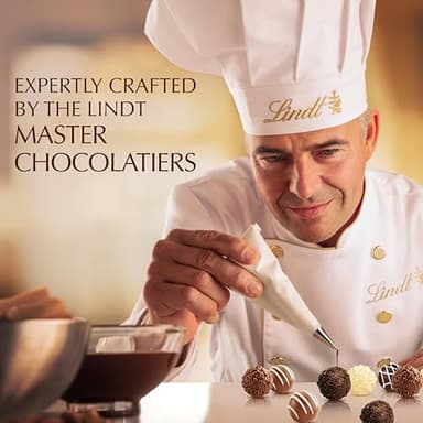 Lindt Gourmet Truffles Chocolate Candy Truffles Gift Box, Assorted Chocolate Truffles, 2.8 oz. - Image 9