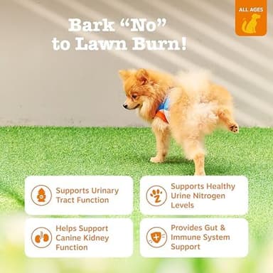 Zesty Paws Stay Green Bites for Dogs - Grass Burn Soft Chews for Lawn Spots Caused by Dog Urine - with Cranberry for Urinary Tract & Bladder - Chicken - 90 Count - Image 4