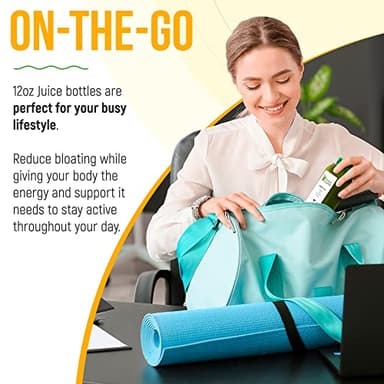 1 Day Juice Cleanse by Raw Fountain, Tropical Flavors, All Natural Raw, Cold Pressed Fruit and Vegetable Juices, Detox Cleanse, 6 Bottles 12oz, 3 Bonus Ginger Shots - Image 6