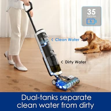 Tineco Floor ONE S3 Cordless Hardwood Floors Cleaner, Lightweight Wet Dry Vacuum Cleaners for Multi-Surface Cleaning with Smart Control System - Image 4