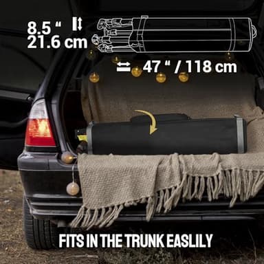 CROWN SHADES 10x10 Pop Up Canopy with 1 Side Wall - Beach Tent with One Push Setup - Outdoor Sun Shade for Events, Parties, Camping - Gazebo with STO-N-Go Cover Bag (Green) - Image 9