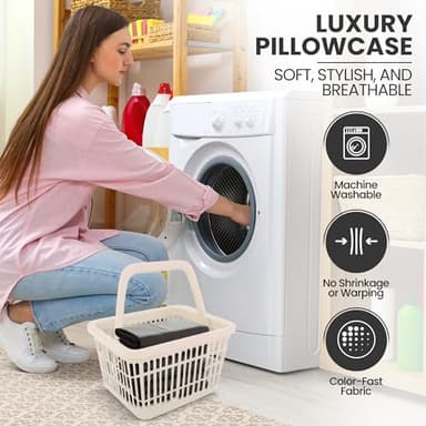 Utopia Bedding King Pillow Cases - 2 Pack - Envelope Closure - Soft Brushed Microfiber Fabric - Shrinkage and Fade Resistant Pillow Covers 20 X 40 Inches (King, Grey) - Image 8