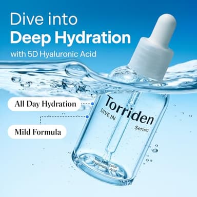 Torriden DIVE IN Hyaluronic Acid Serum 50ml(1.69 fl.oz.) * 2 (Pack of 2) | Deep Hydration to Get Glow Skin | Hyaluronic Acid, Panthenol, Allantoin | Korean Facial Serum - Image 2