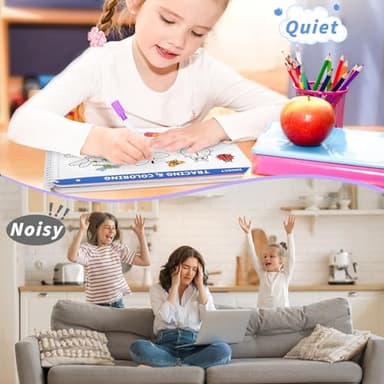 Preschool Learning Activities Educational Workbook: Preschool Handwriting Tracing Books | Autism Learning Materials | Alphabet Learning Toys | Pre k Workbooks | Montessori Busy Book for Kids Ages 3-5 - Image 6