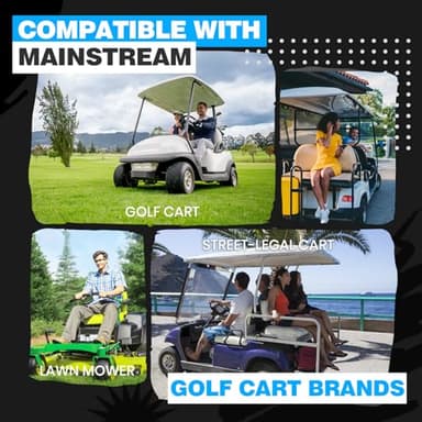 VATRER POWER 72V (70.4V) 105Ah Lithium Golf Cart Battery, Built-in 200A BMS, with Touch Monitor & Mobile APP, 4000+ Cycles LiFePO4 Battery, Max 14.08kW Power Output, Perfect for Golf Carts - Image 7