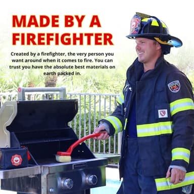 Grill Rescue BBQ Replaceable Cleaning Head, Bristle Free - Durable and Unique Grill Tools for Cast Iron or Stainless-Steel Grates, Barbecue Cleaner - Image 6