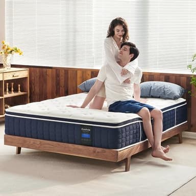 Coolvie Twin XL Mattress 12 Inch, Medium Firm XL Twin Mattress in a Box, Hybrid Individual Pocket Springs with Memory Foam, Cooler Sleep with Pressure Relief and Support - Image 6