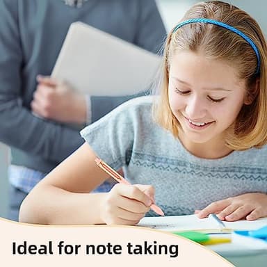 NUSIGN Gel Pens, 5 Pcs 0.5mm Retractable Quick Dry Black Ink Fine Point Rolling Ball Gel Pen, Smooth Writing No Bleed for Journaling Note Taking, Home School Office Supplies - Image 9