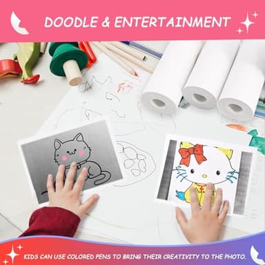 MIARALA 15 Rolls Instant Camera Refill Print Paper, HD Kidizoom Print Camera Paper Refill for Most Kids Instant Camera (57X25mm) - Image 4