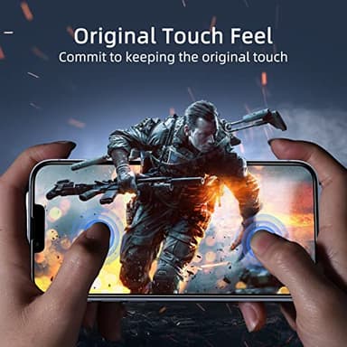 ruwa Privacy Screen Protector for iPhone 13/13 Pro/14/16e [3-Pack][6.1 Inch] Display Tempered Glass Film with Easy Installation Frame, Ultra HD, 9H Hardness, Scratch Resistant, Case Friendly - Image 6