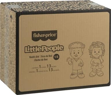 Fisher-Price Little People Toddler Toy Noah’s Ark Playset with 12 Animals & Noah Figure for Pretend Play Kids Ages 1+ Years - Image 6