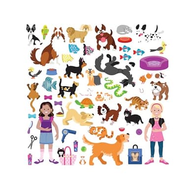 Melissa & Doug Pet Shop Puffy Sticker Set with 115 Reusable Stickers - FSC Certified - Image 4