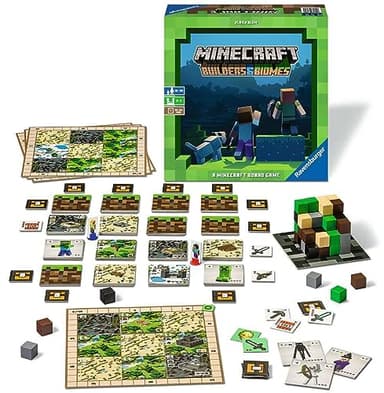 Ravensburger Minecraft: Builders & Biomes - Engaging Strategy Board Game | Ideal for 2-4 Players | Perfect for Ages 10 & Up | Authentic Minecraft Experience | Great Gift for Minecraft Enthusiasts - Image 3