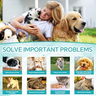 Woyamay Hemp Oil for Dogs and Cats - Hemp Oil Drops Rich in Omega 3, 6, 9 and Organic Extract Helps Pets with Аnxiеty, Pаin, Strеss, Slееp, Аrthritis, Sеizures Rеlief, Pets Calming Treat-2 Pack - Image 2