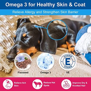 NATURE TARGET Dog Vitamins Powder, Probiotics & Digestive Enzymes for Gut Health, Glucosamine & Chondroitin & Omega 3, Complete Supplement for Homemade Dog Food, Joint & Skin & Immune Support - Image 7
