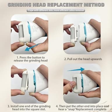 Electric Callus Remover for Feet Portable Professional Pedi Feet Care for Dead Skin Callous Remover Tool Waterproof Pedicure Foot File Kit 16 in 1 5688Black - Image 5