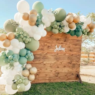 Voircoloria Sage Green Balloons, 66pack 12inch Olive Green Latex Party Balloons for Baby Shower, Graduation, Wedding, Birthday, Bridal Shower, Anniversary Party Decorations - Image 6