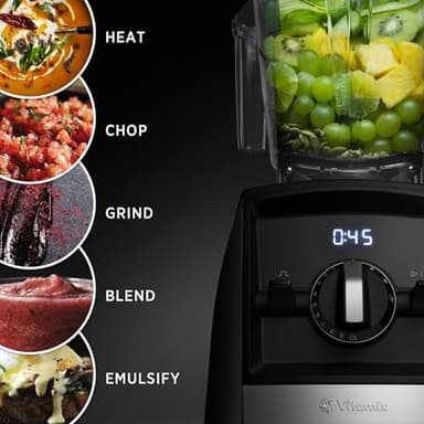 Vitamix A2500 Ascent Series Smart Blender, Professional-Grade, 64 oz. Low-Profile Container, White - Image 6