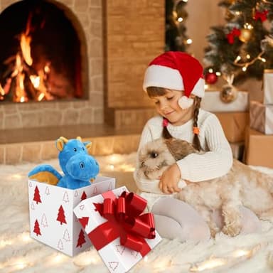 Letsmeet Dog Toys for Aggressive Chewers, Interactive Plush Dog Toy with Squeaker and Crinkle Paper, Suitable for Reducing Boredom and Anxiety, Cute Pet Toy for Small, Medium and Large Dogs - Image 7