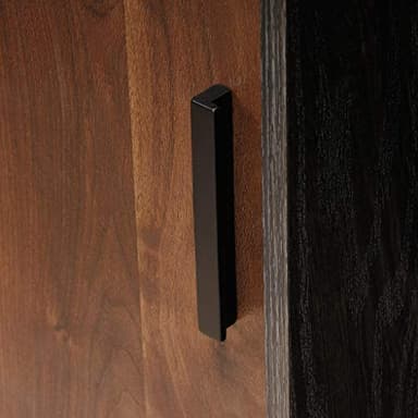 Sauder Canton Lane Industrial 3-Shelf Bookcase with Door/Book Shelf, Brew Oak Finish - Image 9