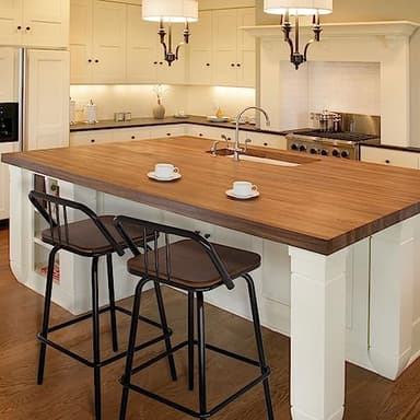 Bloddream Bar Stools, Swivel Counter Stools Set of 2 - Vintage Industrial Farmhouse Swivel Bar Stool - Kitchen Island Counter Bar High Chair(Walnut) - Image 6