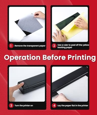 Phomemo Tattoo Stencil Printer, M08F Wireless Thermal Tattoo Printer with 10pcs Transfer Paper, Compatible with Phone/Tablet/PC, Tattoo Supplies for Tattoo Artists, AI Image Generation, All Black - Image 6