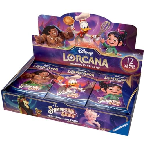 Ravensburger Disney Lorcana TCG: Shimmering Skies Booster Pack Display | 24 Packs with 12 Trading Cards Each | Ideal for Collectors & Disney Fans | Suitable for Ages 8+ - Image 1