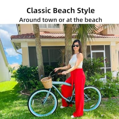 JOYSTAR 26 Inch Beach Cruiser Bike for Ages 9-13 Years Old Girls and Boys 26 Inch Beach Cruiser with Single Speed Step-Over Frame Blue - Image 5