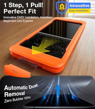 UltraGlass Unbreak 9H+ Glass for Samsung Galaxy S25 Ultra Screen Protector [Military Grade Shatterproof & Longest Durable] Galaxy Screen Protector S25 Ultra Tempered Glass Full Coverage, 2 Pack - Image 6