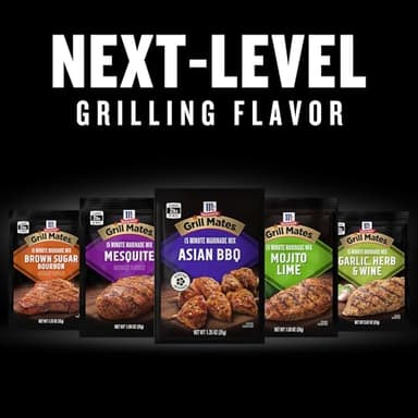 McCormick Grill Mates Marinade Mix, Asian BBQ, Korean-Inspired, 15 Minute Marinade for Chicken, Steak, and More, 1.25 oz (Pack of 12) - Image 17