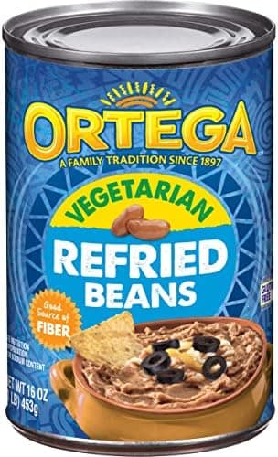 Ortega Refried Beans, Vegetarian, 16 Ounce (Pack of 12 - Image 3