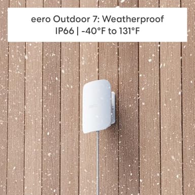Amazon eero Pro 7 (3-pack) with Amazon eero Outdoor 7 (1-pack) mesh wifi system - Image 5