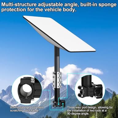 Starlink Gen 2 RV Ladder Mount, Starlink Pole Mounting Kit for Starlink Internet Kit Satellite, Compatible with Starlink Standard Actuated and High Performance Dishes - Image 5