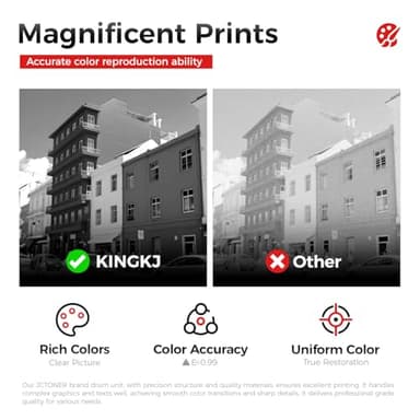 KingKJ 013R00691 B230 B225 B235 Drum Unit (Not Toner) Black 1-Pack High-Yield Replacement Compatible with Xerox B225 B235 B230 B225DNI B235DNI B230DNI Printer Imaging Drum Laser All-in-One Copier Copy - Image 4