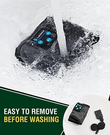 Lavince Headphones Headband, Sleeping Headphones Bluetooth Headband for Side Sleepers - Reduce Snoring Disturbance Headphones for Sleeping,Sports Wireless Sleep Headphones for Women Men Mom Dad - Image 6