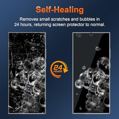 JEHOO [3 Pack] for Samsung Galaxy S20 Ultra Screen Protector [Not Glass], Flexible TPU Film, Fingerprint Unlock, Full Coverage, Scratch Resistant, Easy Installation, Case Friendly, Bubble Free - Image 4