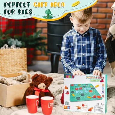 STEM Logic Road Builder Toys: Board Games Toys for 5 Year Old Kids Montessori Brain Teaser Puzzles Educational Learning Activities Toy for Kid Ages 3 4 6-8 12 Boys Girls Gifts (Blue, 50PCS) - Image 9