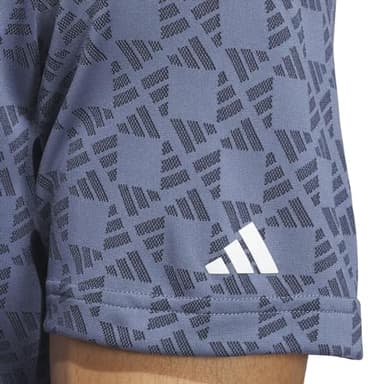 adidas Golf Men's Ultimate365 Tour Heat.Rdy Jacquard Polo, Collegiate Navy, X-Large - Image 4
